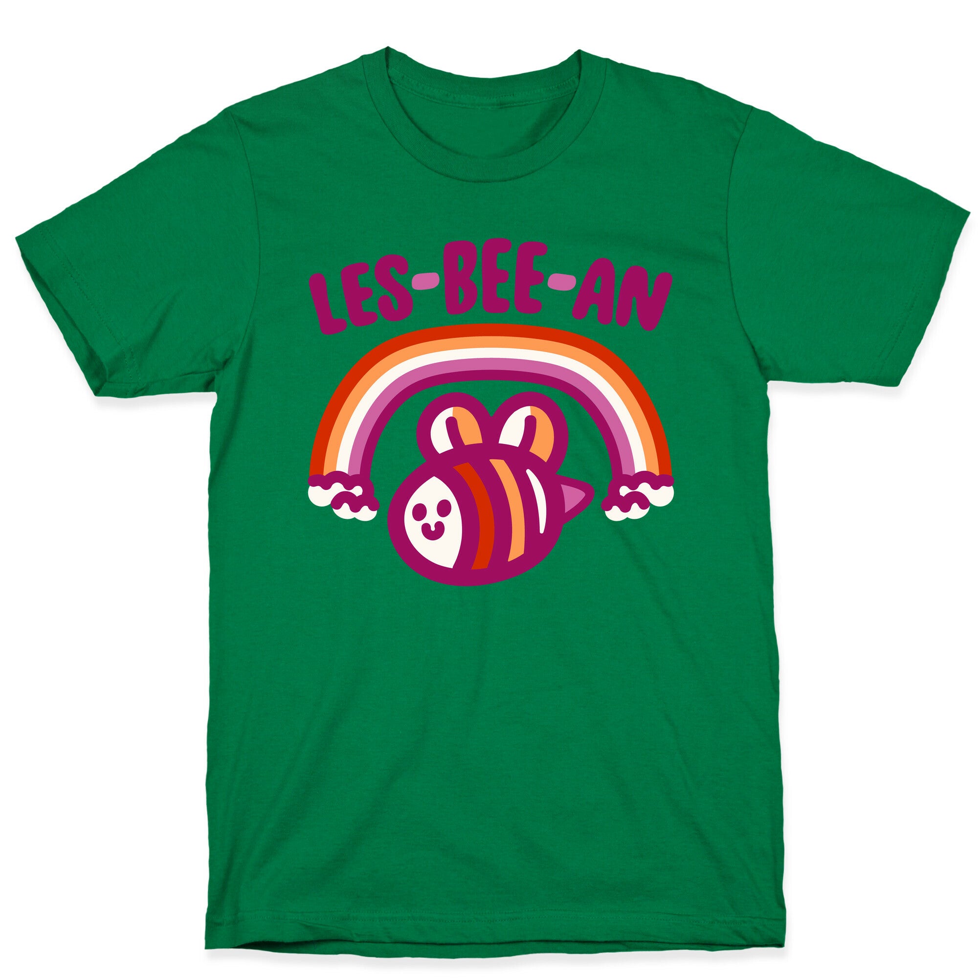 Lesbeean Lesbian Pride Bee Parody T-Shirt